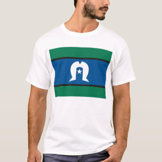T-shirt de drapeau d'îles de détroit de Torres