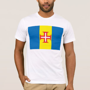 T-shirt de drapeau d'îles de la Madère