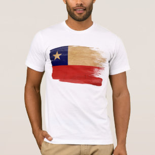 T-shirt de drapeau du Chili
