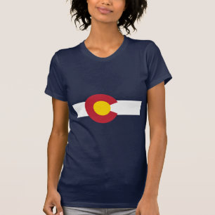 T-shirt de drapeau du Colorado - drapeau du