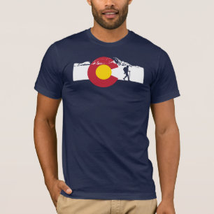T-shirt de drapeau du Colorado - hausse le