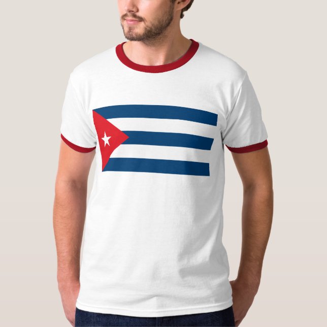 T-shirt de drapeau du Cuba (Devant)