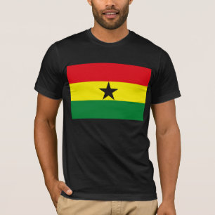 T-shirt de drapeau du Ghana