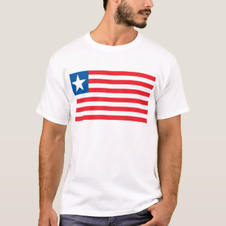 T-shirt de drapeau du Libéria