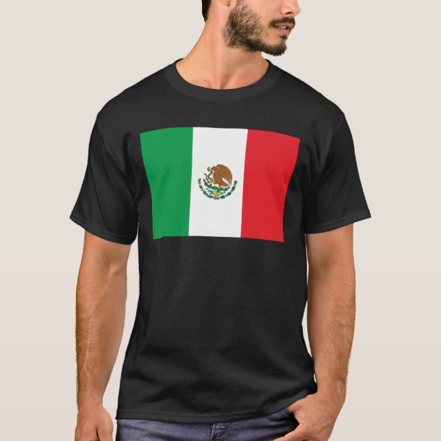 T-shirt de drapeau du Mexique (Devant)