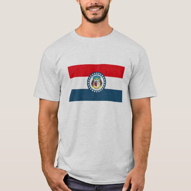 T-shirt de drapeau du Missouri (Devant)