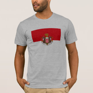 T-shirt de drapeau du Monaco
