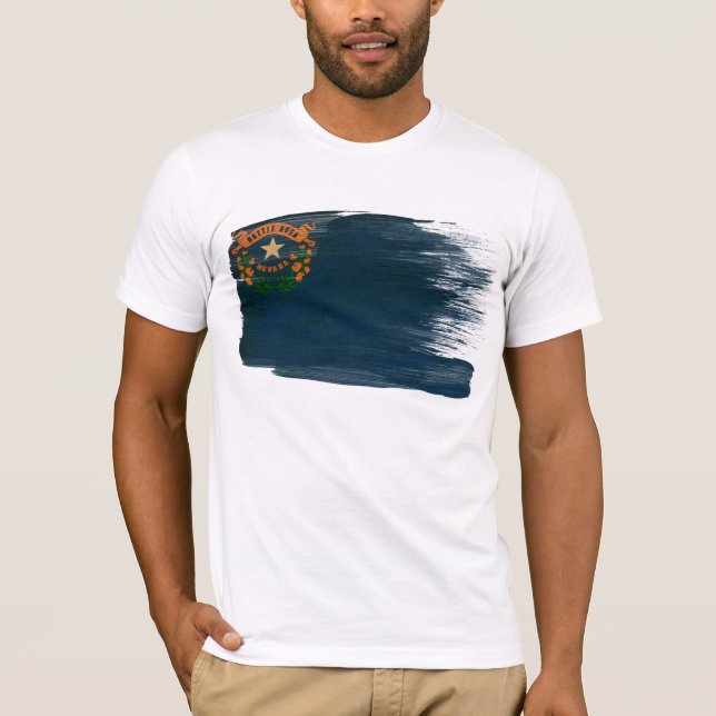 T-shirt de drapeau du Nevada (Devant)