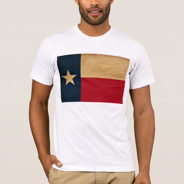T-shirt de drapeau du Texas (Devant)