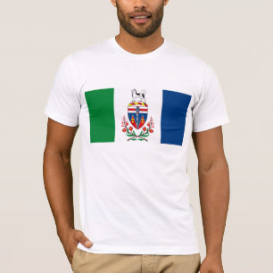 T-shirt de drapeau du Yukon
