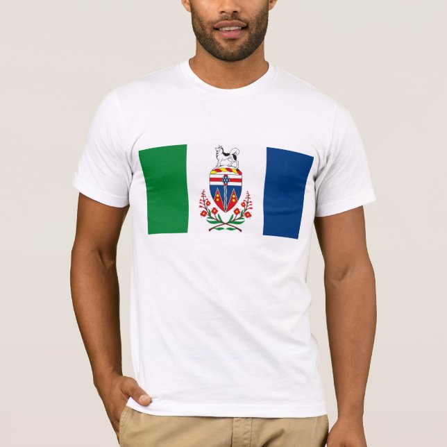 T-shirt de drapeau du Yukon (Devant)