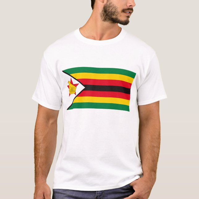 T-shirt de drapeau du Zimbabwe (Devant)