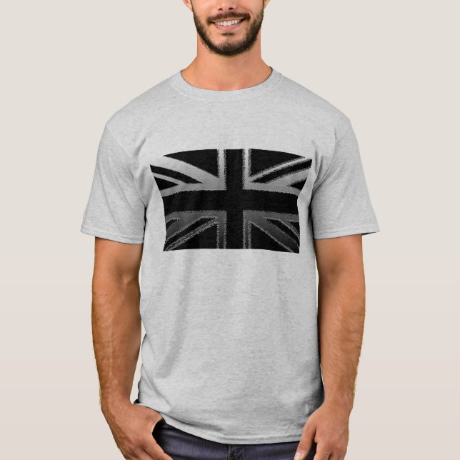 T-shirt de drapeau d'Union Jack des hommes (Devant)