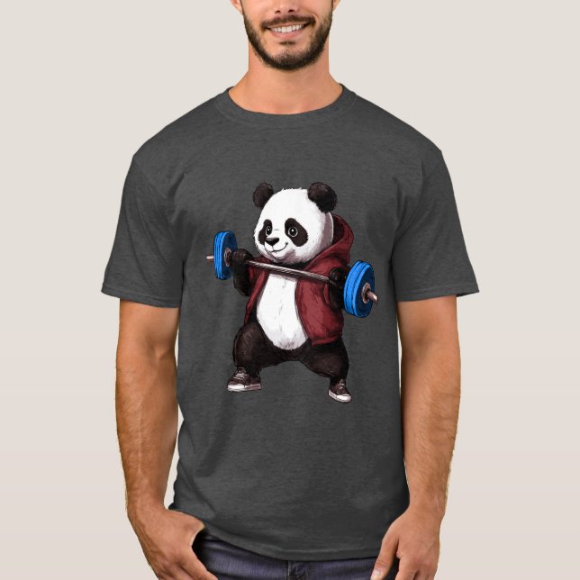 T-Shirt de Dresseur de Panda (Devant)