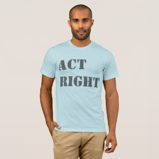 T-shirt "de droite de Loi"