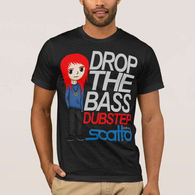 T-shirt de DropTheBass Dubstep (l'édition du (Devant)
