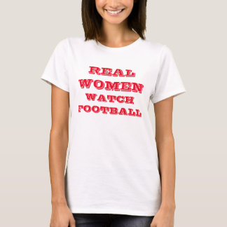 T-shirt de "du football de montre vraies femmes"