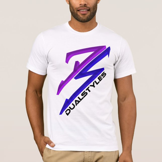 T-shirt de Dualstyles (blanc) (Devant)