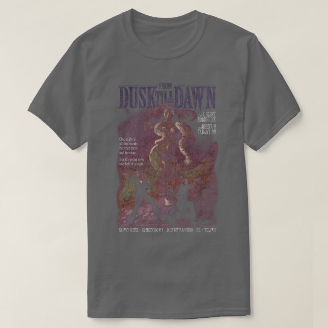 T-shirt De Dusk Jusqu'À L'Aube3 (Design devant)