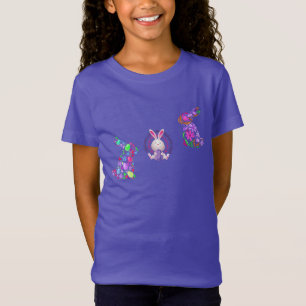 T-SHIRT DE EASTER BUNNY POUR LES FILLES