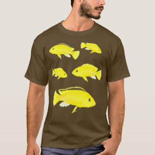 T-shirt de Electric Yellow Lab Cichlids Fish Aquarium Owne