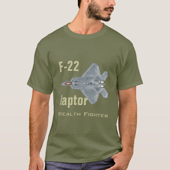 T-shirt de F-22 Raptor (Devant)