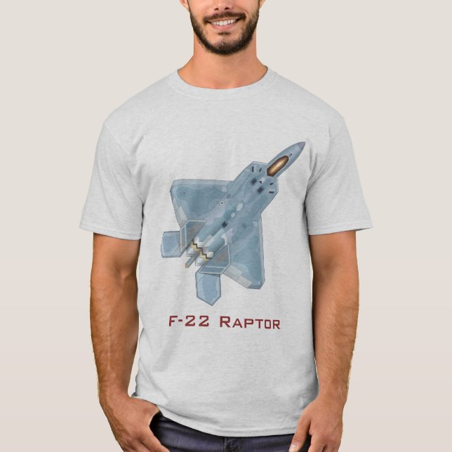 T-shirt de F-22 Raptor (Devant)