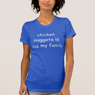 T-shirt de famille de pépites de poulet
