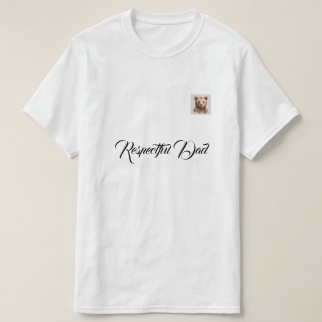T-shirt de famille père (Design devant)