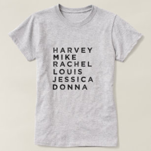 T-shirt de fan de caractère de costumes