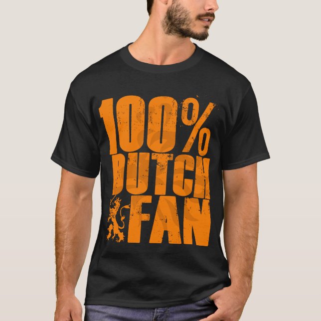 T-shirt de fan de Néerlandais de 100% (Devant)