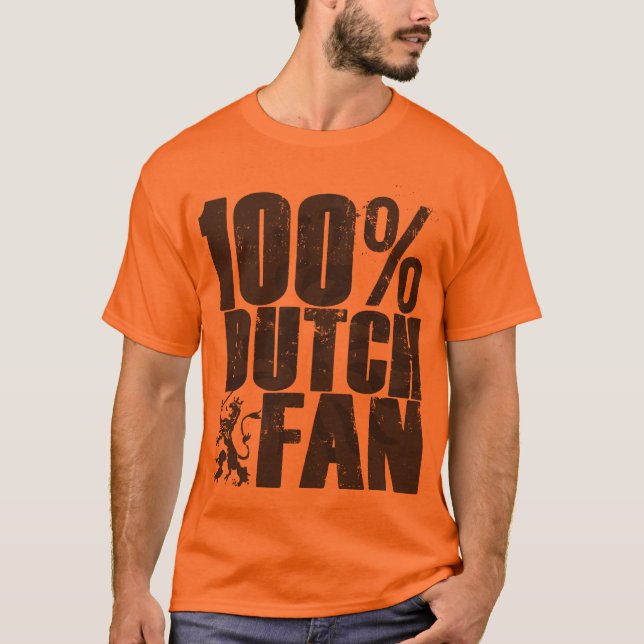 T-shirt de fan d'Oranje de Néerlandais de 100% (Devant)