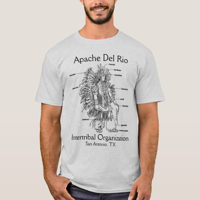 T-shirt de fantaisie de danseur d'ADRIT (Devant)