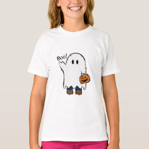 T-shirt de fantôme de des bonbons ou un sort