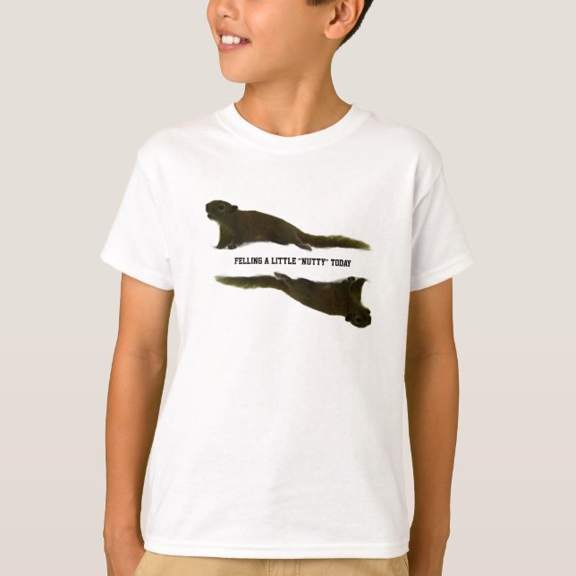 T-shirt de faune et flore avec un écureuil mignon  (Devant)