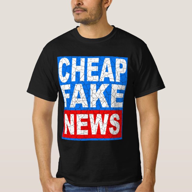 T-shirt de fausses nouvelles pas chères - Teap for (Devant)