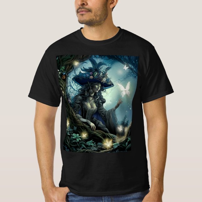 T-Shirt de Fée Pirate pour Hommes (Devant)