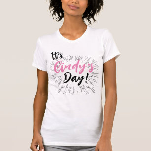 T-Shirt de félicitations de fête personnalisé
