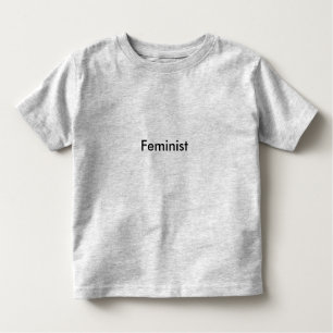 T-shirt de féministe d'enfant en bas âge