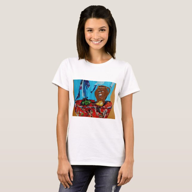 T-shirt de femme artistique tendance Lofe (Devant entier)
