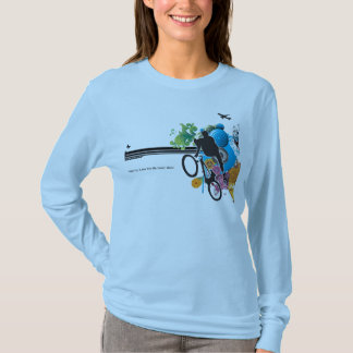 T-shirt de femme - faites l'amusement et vivez la