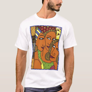 T-shirt de femmes d'Afro-américain