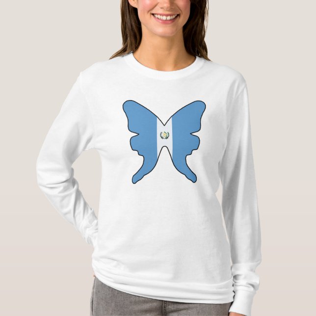 T-shirt de femmes de papillon du Guatemala (Devant)