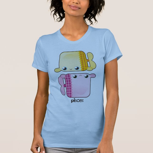T-shirt de femmes de Poissons (Devant)