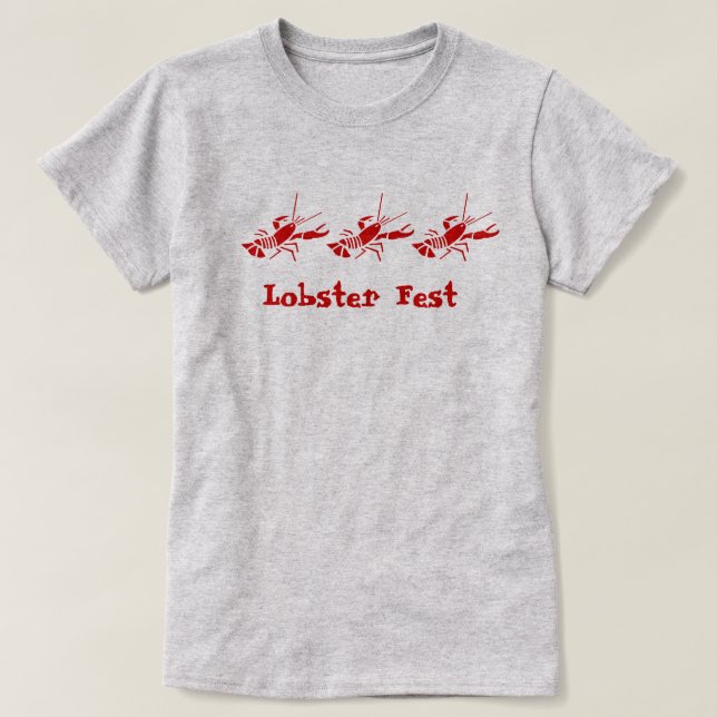 T-shirt de Fest du homard des femmes (Design devant)