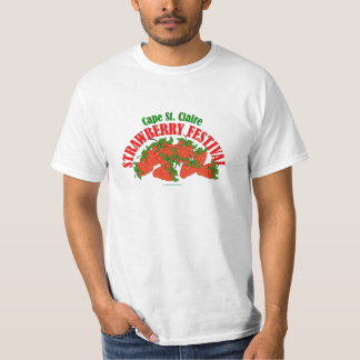 T-shirt de festival de fraise de St Claire de cap