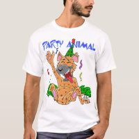 T-shirt de fêtard d'hyène