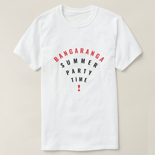 T-Shirt de fête Bangaranga (Design devant)