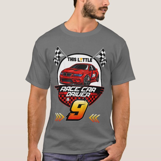 T-shirt de fête d'anniversaire de course pour enfa (Devant)