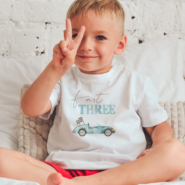T-shirt de fête d'anniversaire de voiture de cours (Créateur téléchargé)